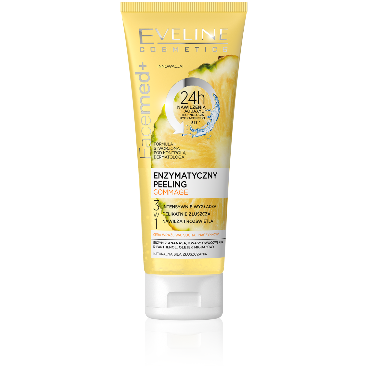 Eveline Cosmetics Facemed enzymatyczny peeling do twarzy, 50 ml