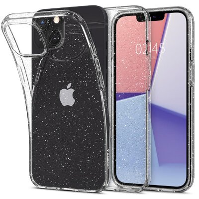 Etui SPIGEN Liquid Crystal Glitter do Apple iPhone 13 Przezroczysty