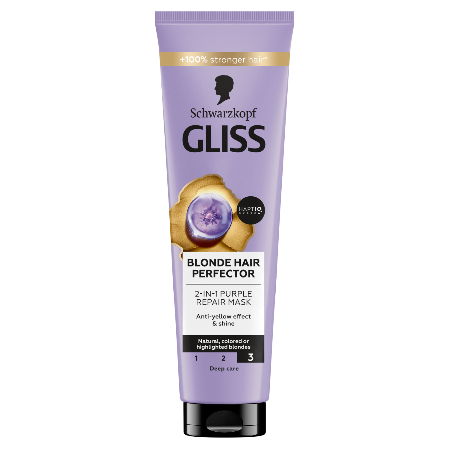 Gliss Blonde Hair Perfector fioletowa maska do włosów, 150 ml