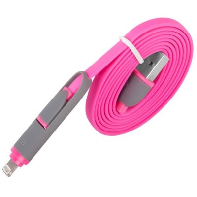 Kabel USB - Micro USB/Lightning ARKAS 1 m