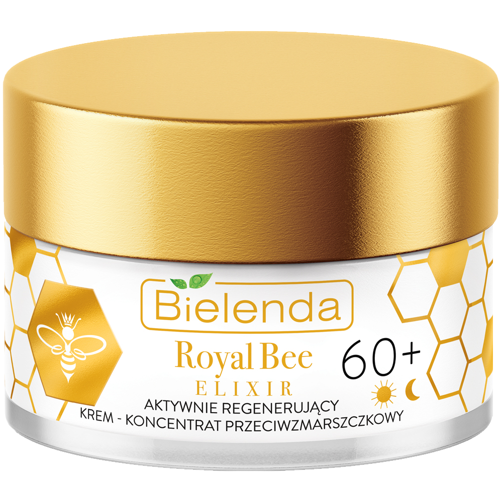 BIELENDA Royal Bee Elixir Aktywnie regenerujący krem – koncentrat przeciwzmarszczkowy 60+ 50 ml
