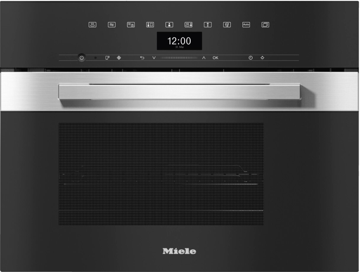 Miele - Urządzenie do gotowania na parze z kuchnią mikrofalową DGM 7440 45cm CleanSteel