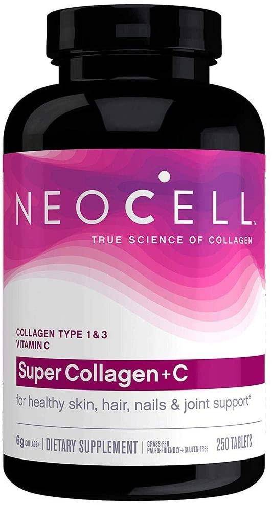 NeoCell Super Collagen +C suplement diety kolagen typu 1 i 3 + witamina C, 250 tabl./1 opak.