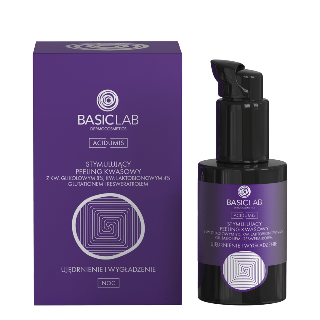 Basiclab Acidumis stymulujący peeling kwasowy do twarzy, 30 ml