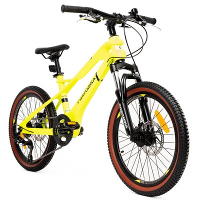 Rower dziecięcy GERMINA Magnesium 20 cali Żółty