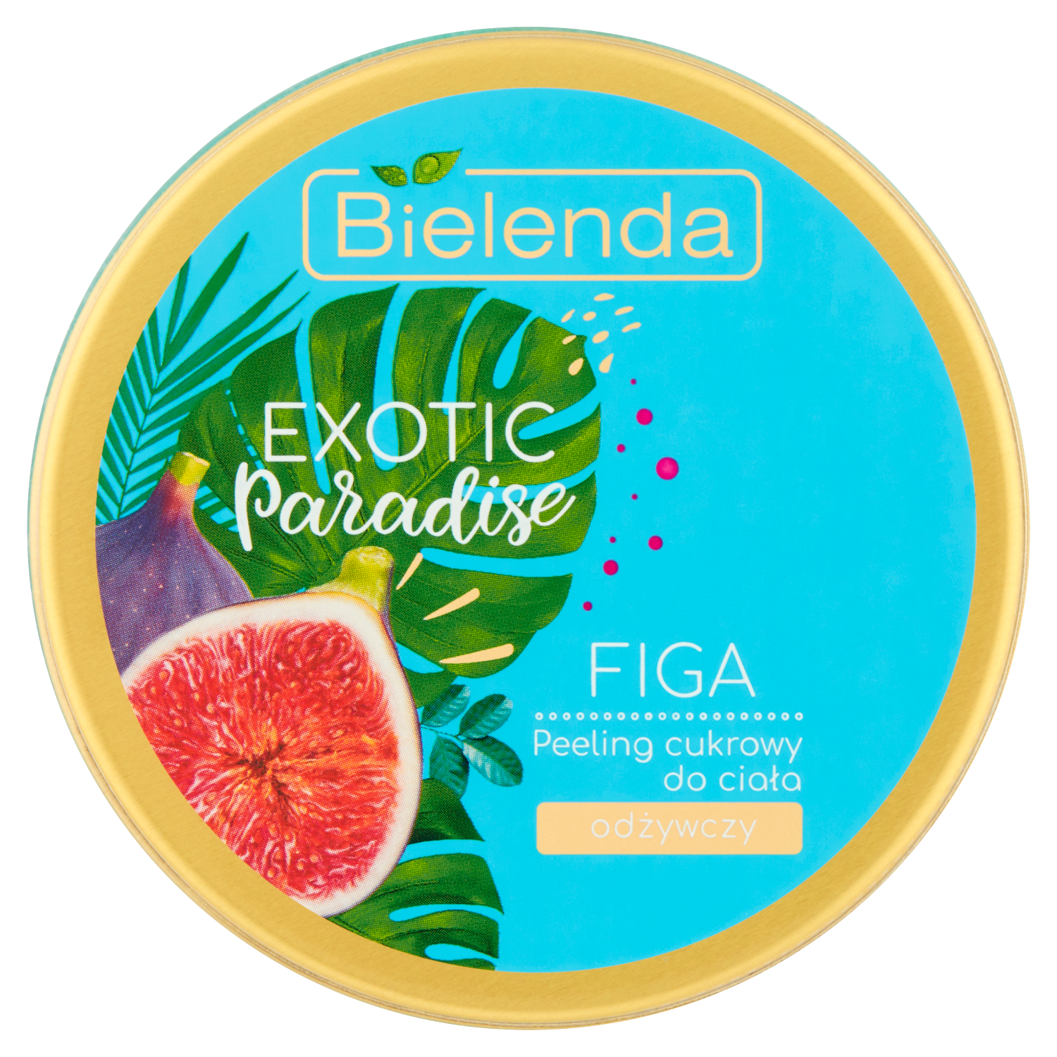 Bielenda Exotic Paradise odżywczy peeling cukrowy do ciała z ekstraktem z figi, 350 g
