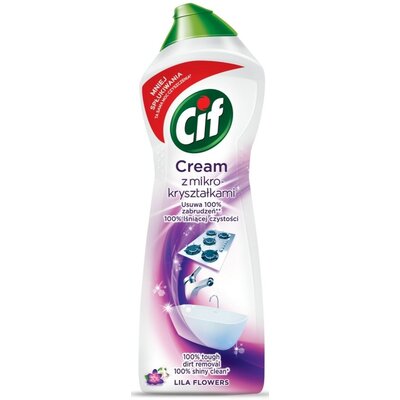Mleczko do czyszczenia CIF Cream Lila Flowers 780 ml