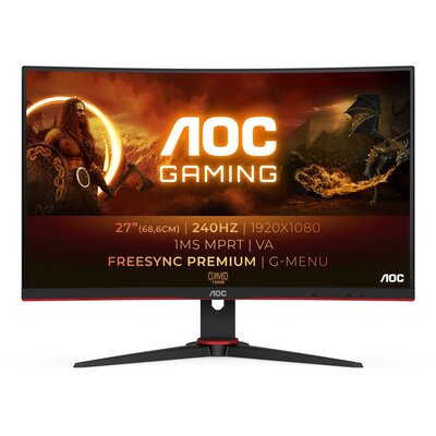 Monitor AOC G2 C27G2ZE 27" 1920x1080px 240Hz 0.5 ms [MPRT] Curved