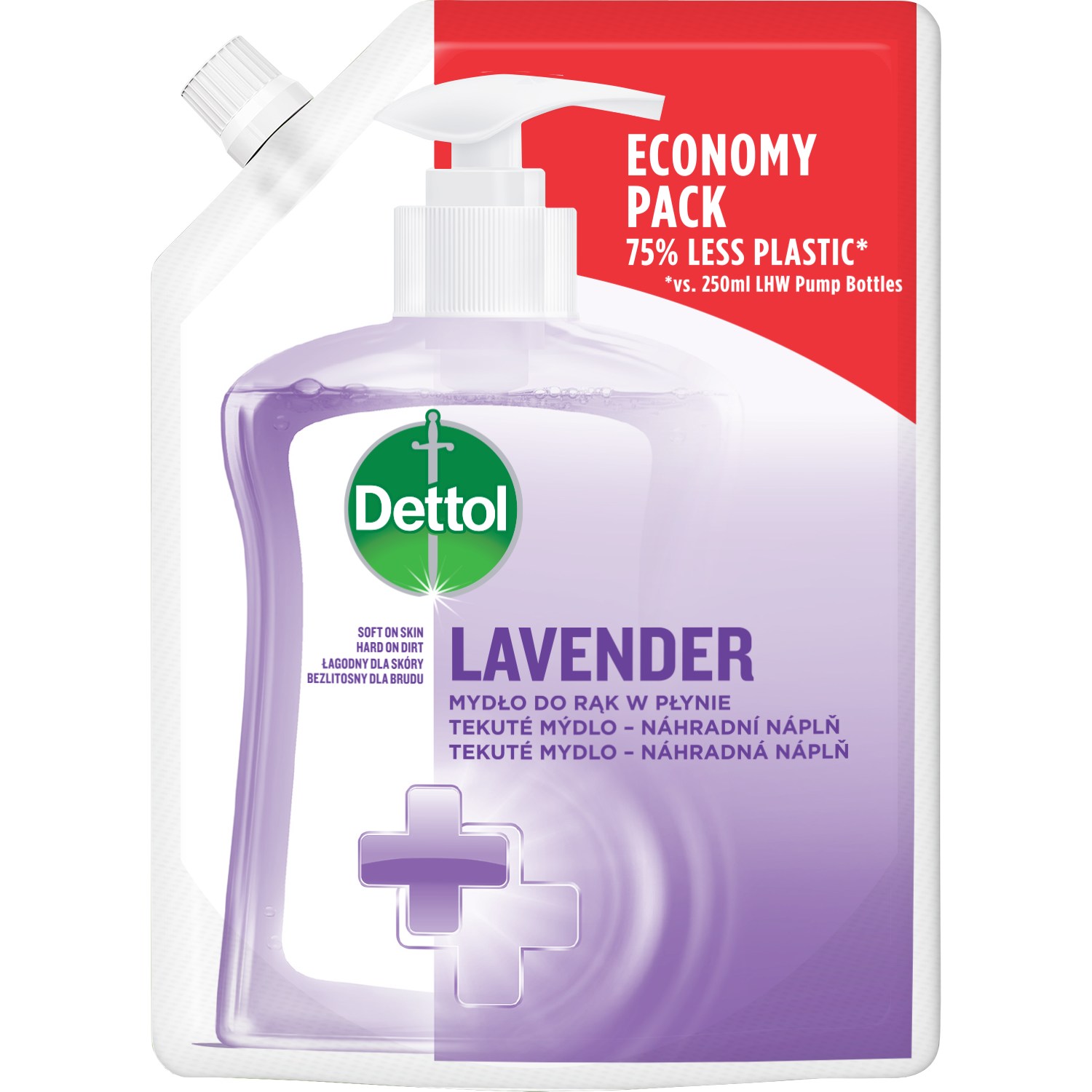 Dettol zapas antybakteryjnego mydła w płynie, 500 ml