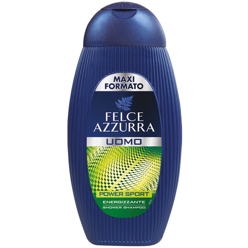 Felce Azzurra Power Sport żel pod prysznic 2w1 do włosów i ciała męski, 400 ml