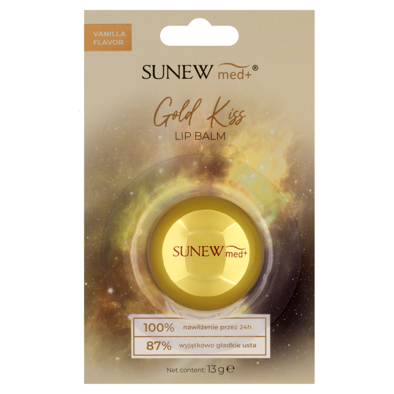 SUNEWMED+ Balsam do ust Gold Kiss (waniliowy) 1 szt.