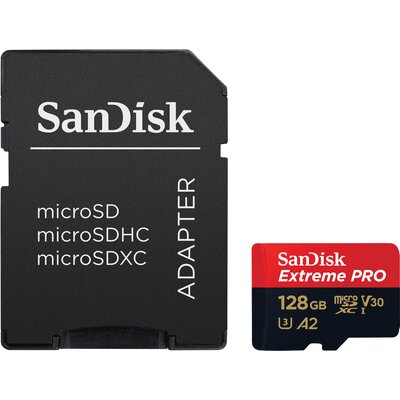 Karta pamięci SANDISK Extreme PRO microSDXC 128GB + Adapter