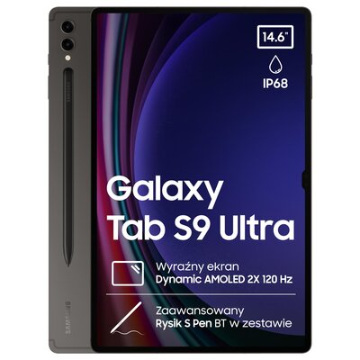 Tablet SAMSUNG Galaxy Tab S9 Ultra 14.6" 12/512 GB Wi-Fi Grafitowy + Rysik S Pen