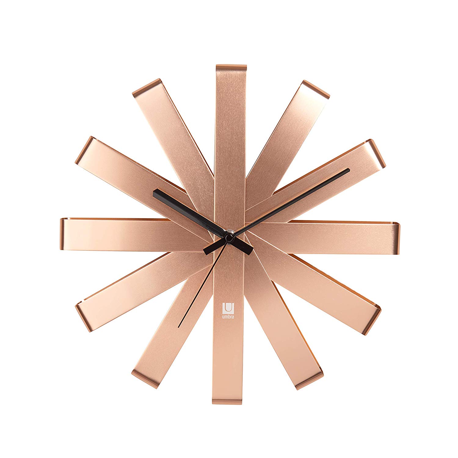 Umbra - Zegar ścienny Ribbon Miedziany