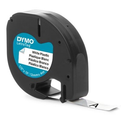 Taśma DYMO Plastikowa 12 mm x 4 m Biały