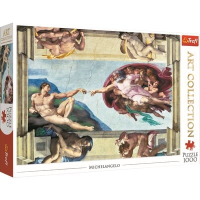 Puzzle TREFL Art Collection Stworzenie Adama 10590 (1000 elementów)
