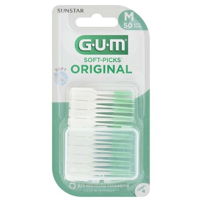 Szczoteczka międzyzębowa SUNSTAR GUM Soft-Picks Original M (50 sztuk)