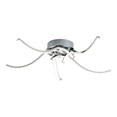 Lampa sufitowa LED chrom FOCUS 5
