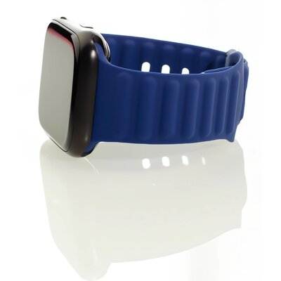 Pasek LUNA do Apple Watch 3/4/5/6/7/8/SE (38/40/41 mm) A00229 Ciemno-niebieski