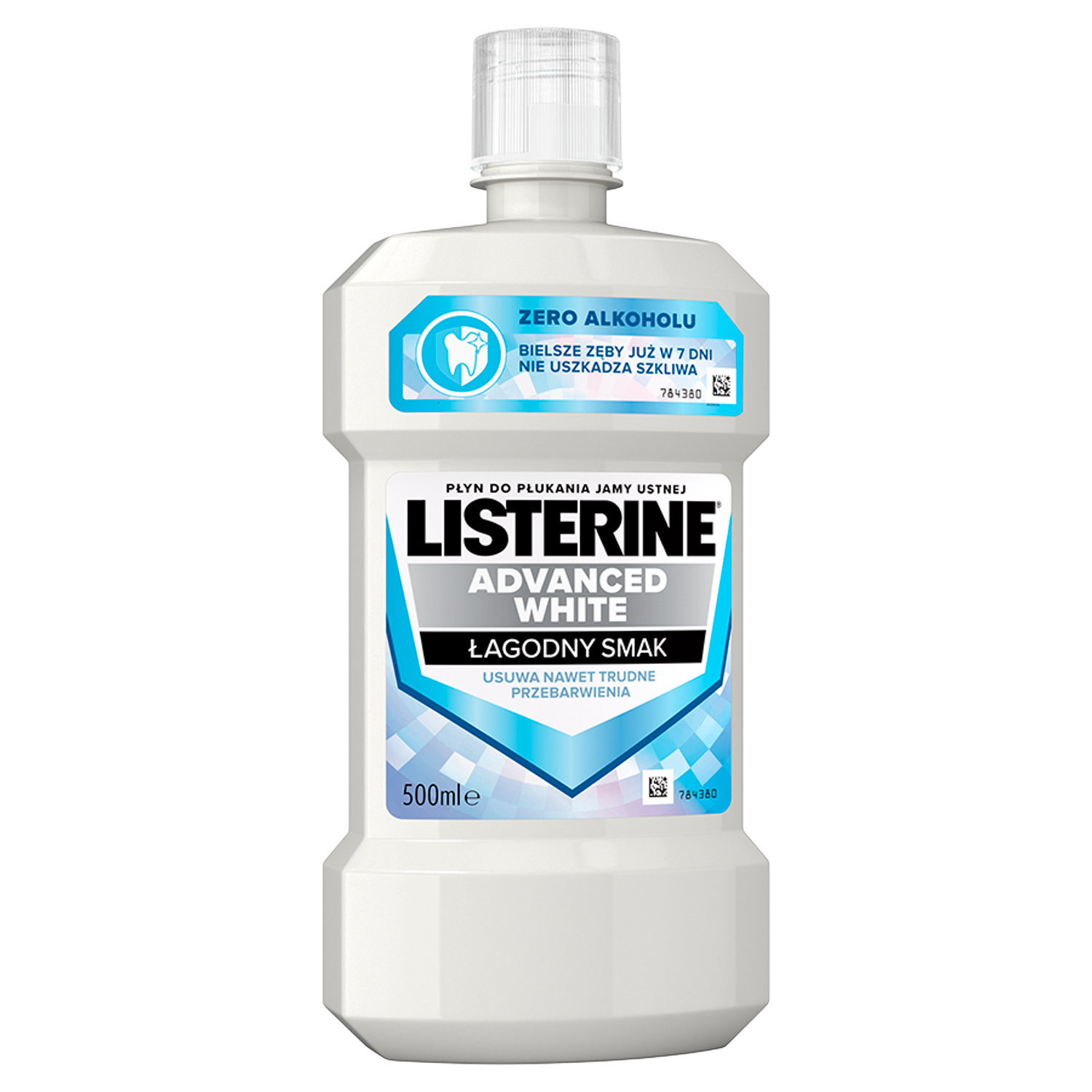Listerine Advanced White płyn do płukania jamy ustnej, 500 ml