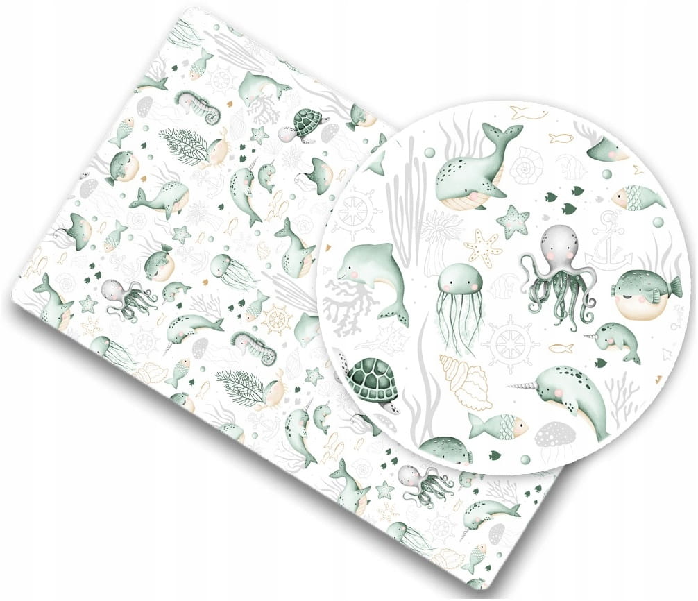 Prześcieradło 120x60 do łóżeczka bawełna materiałowe Babymam