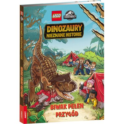 Książka LEGO Jurassic World Biwak pełen przygód JMG-6202
