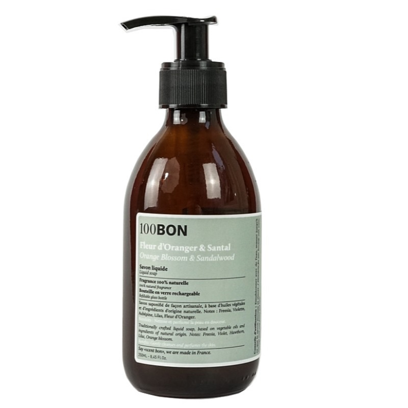 100 Bon Fleur D'Oranger & Santal mydło w płynie, 250 ml