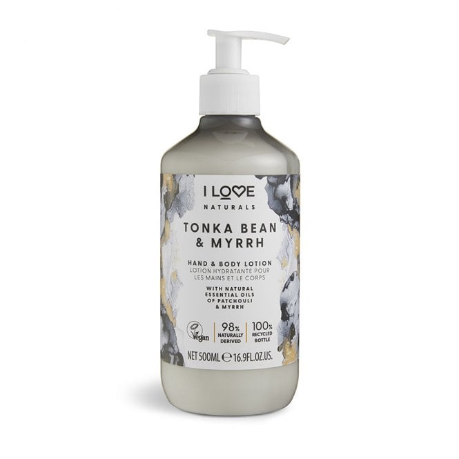 I Love Naturals Tonka Bean & Myrrh balsam do ciała i rąk, 500 ml