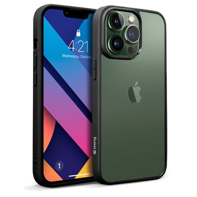 Etui CRONG Clear Cover do Apple iPhone 13 Pro Max Czarny