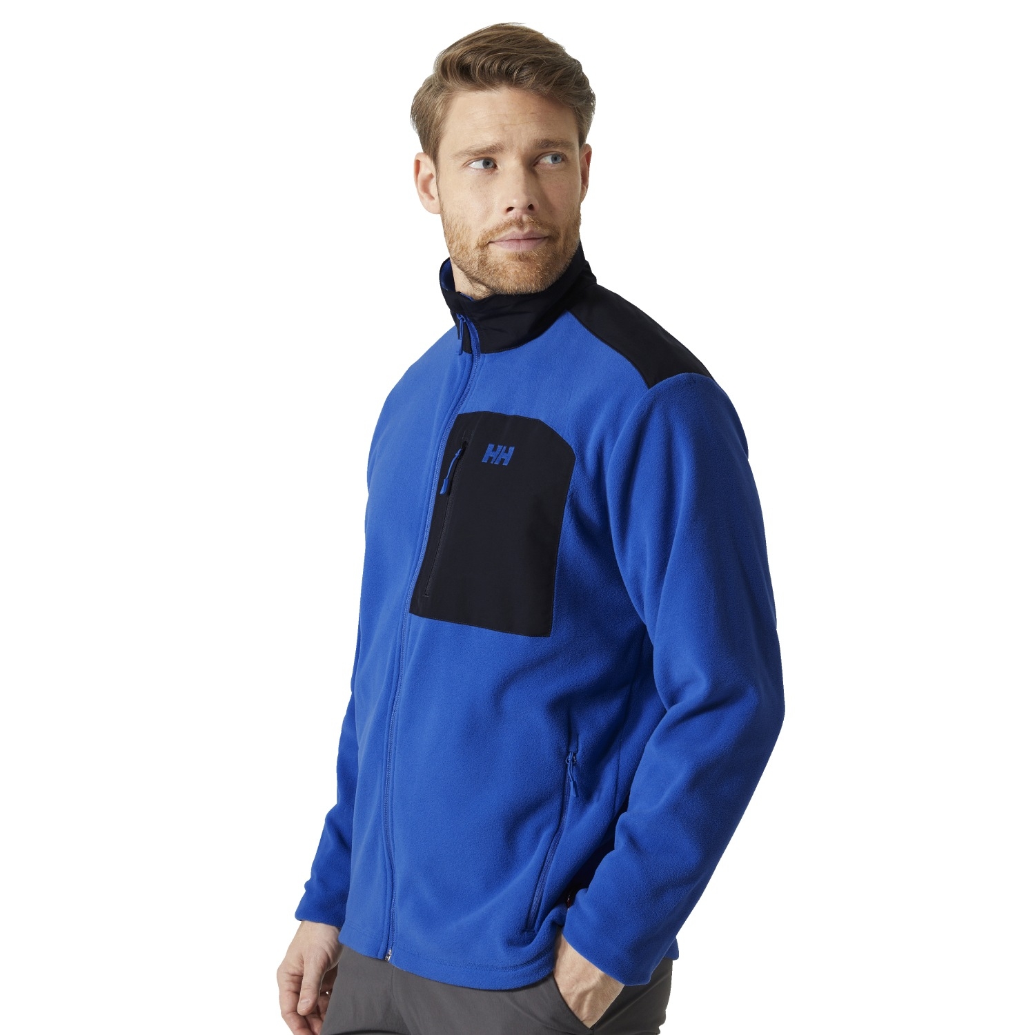 Męska kurtka polarowa Helly Hansen Daybreaker Block Jacket cobalt 2.0 - S