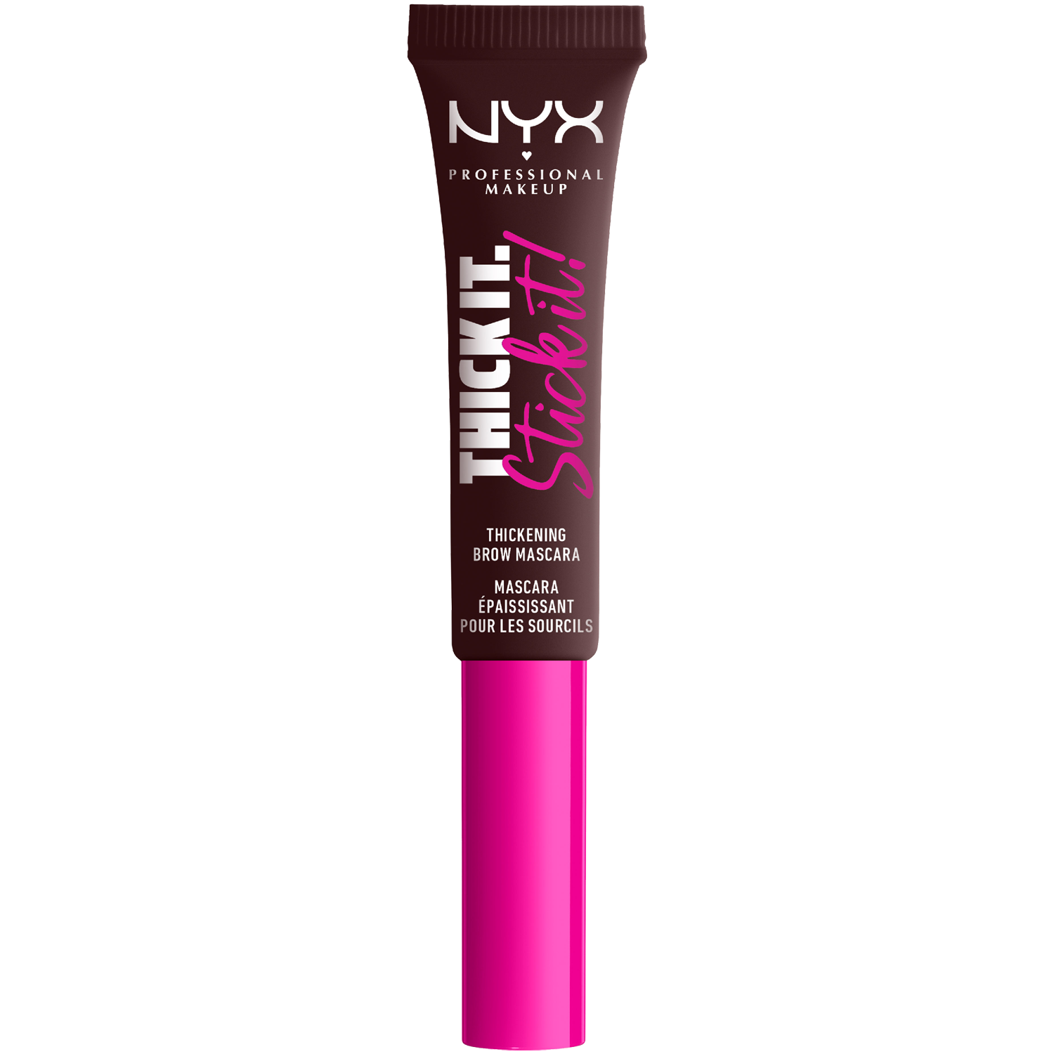NYX Professional Makeup Thick It. Stick It. wegańska maskara do brwi espresso, 7 ml
