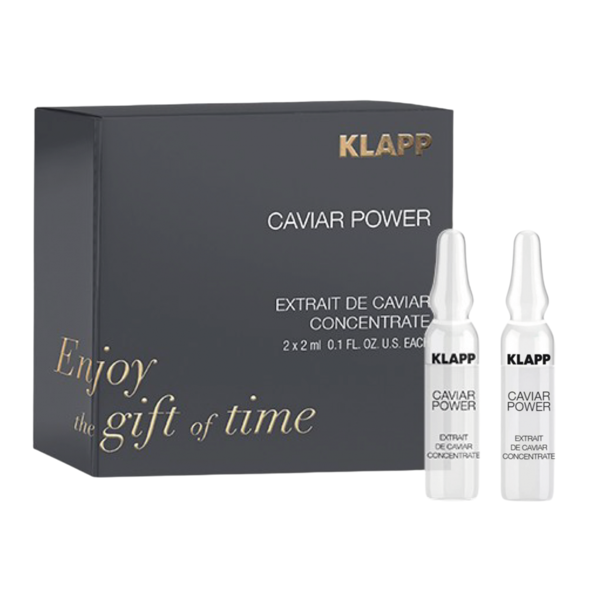 Klapp Caviar Power Extrait de Caviar ampułki z kawiorem, 2x2ml/1 opak.