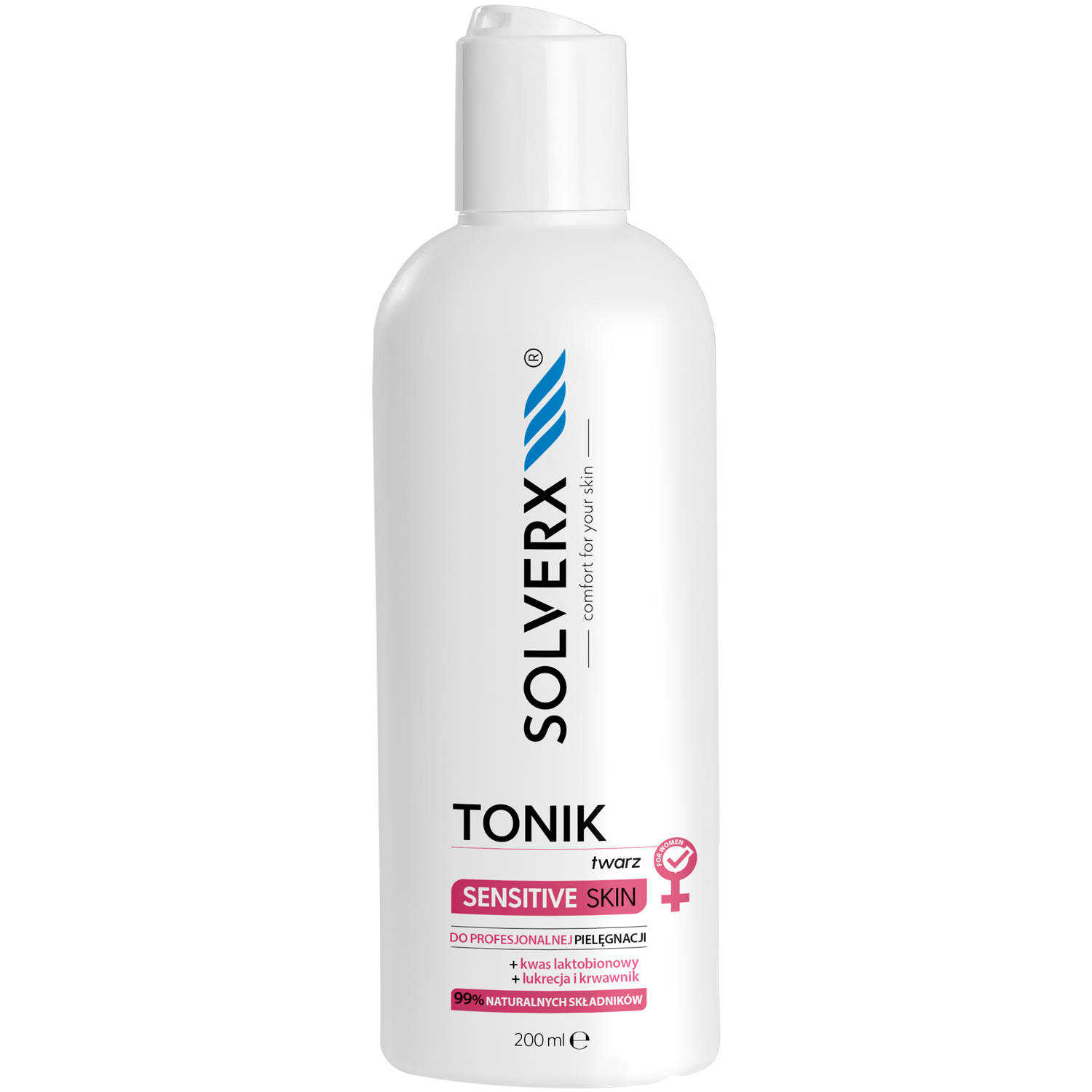 Solverx Sensitive Skin tonik do twarzy, 200 ml