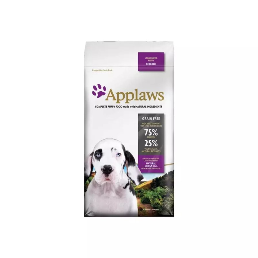 APPLAWS Puppy Large Breed Chicken bezzbożowa karma dla szczeniąt dużych ras z kurczakiem 3x2 kg