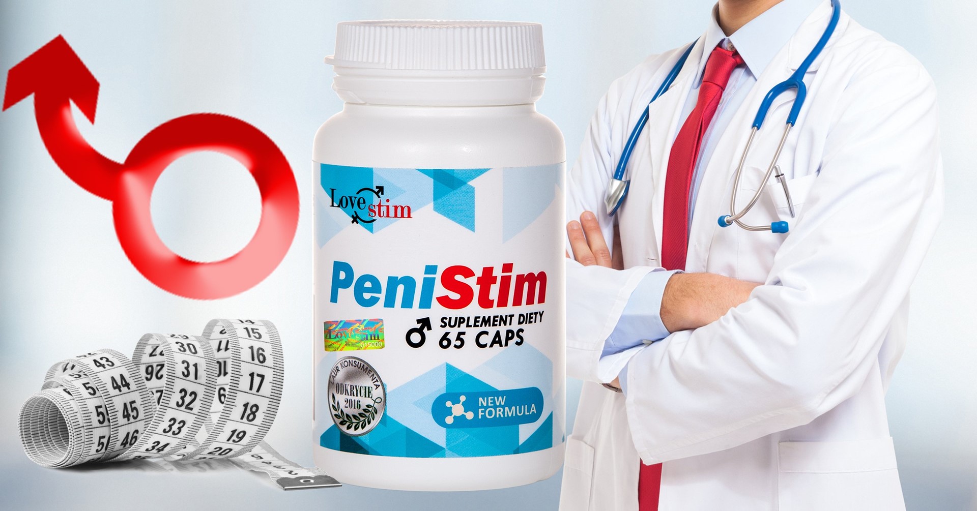 Love Stim PeniStim suplement diety na wzmocnienie libido u mężczyzn, 65 kaps./1 opak.