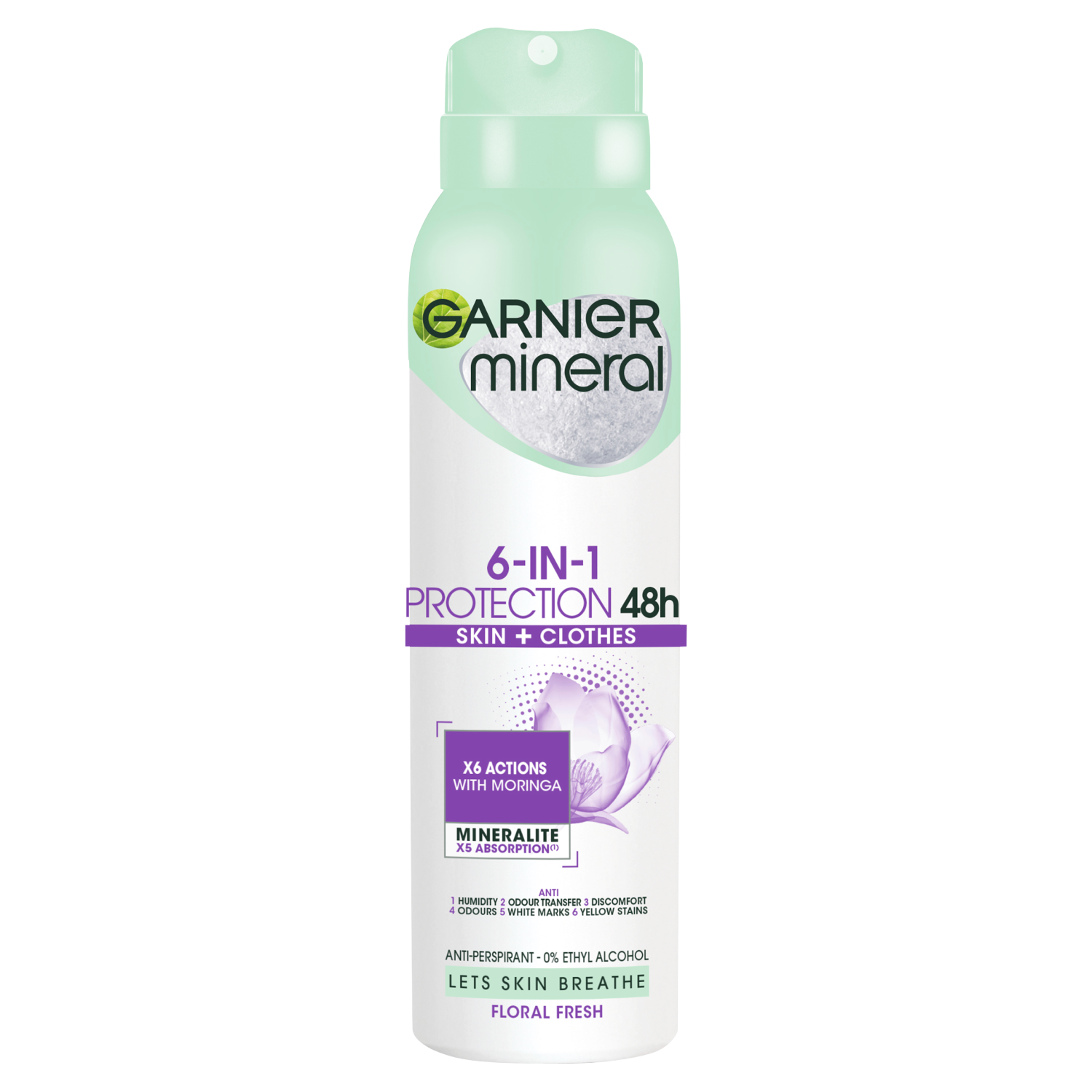 Garnier Mineral P6 Floral antyperspirant w sprayu damski, 150 ml