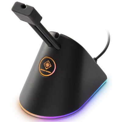 Uchwyt DELTACO Mouse bungee GAM-044-RGB Czarny