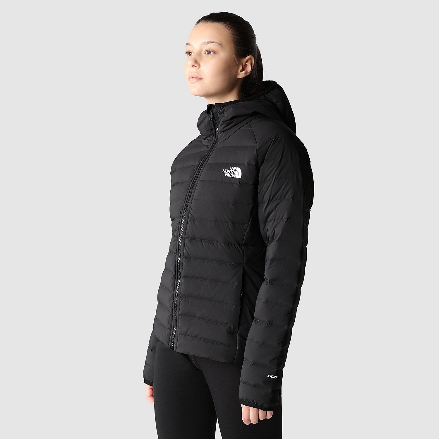 Kurtka damska The North Face Belleview Stretch Down Hoodie black - M