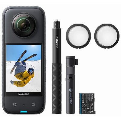 Kamera sferyczna 360 INSTA360 X3 CREATOR KIT, zestaw dla twórców z kijkiem selfie-stick 120cm
