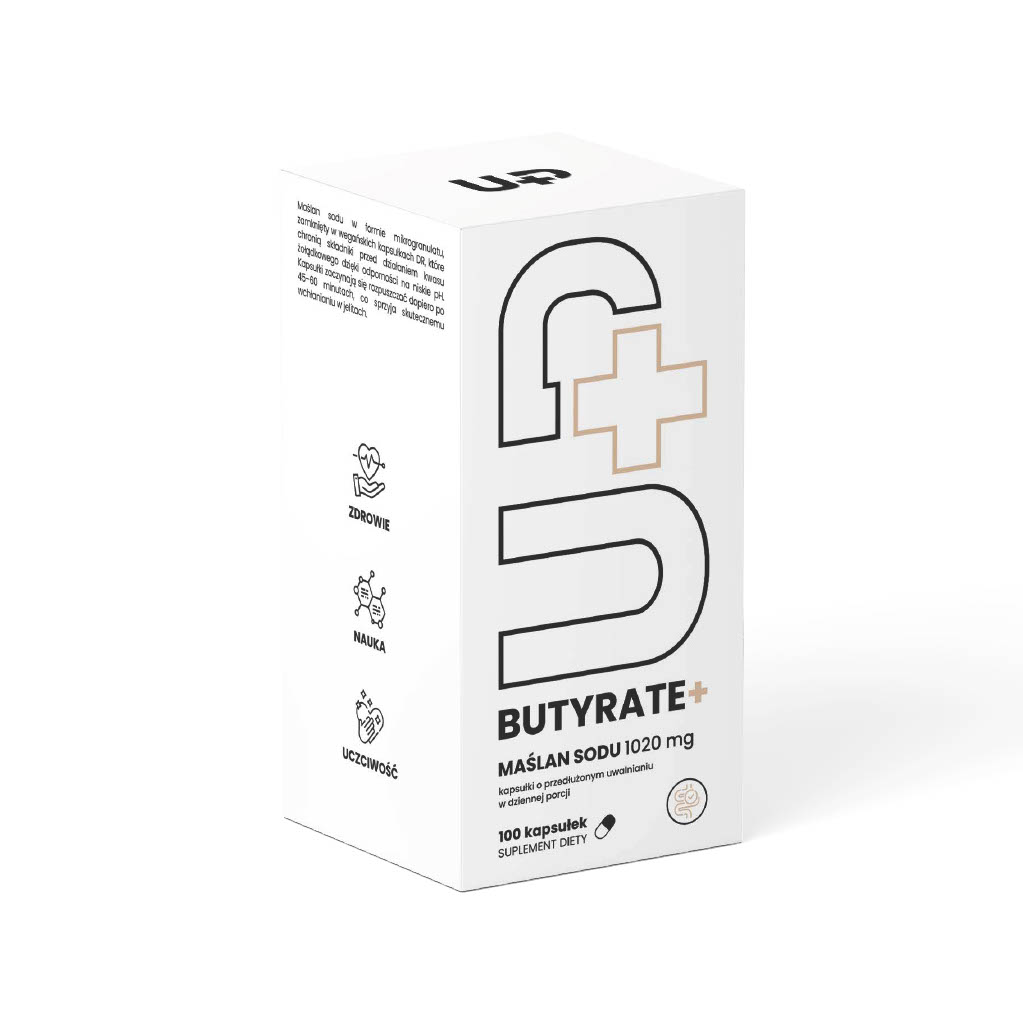 UP Health Pharma suplement diety maślan sodu, 100 kaps./1 opak.