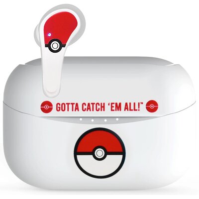 Słuchawki dokanałowe OTL Pokemon Poke Ball Biały