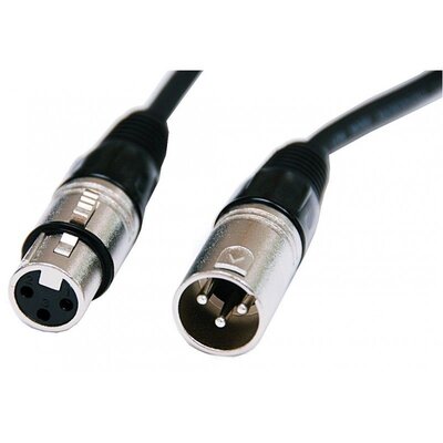 Przewód CABLE4ME Mikrofonowy XLR - XLR 1 m
