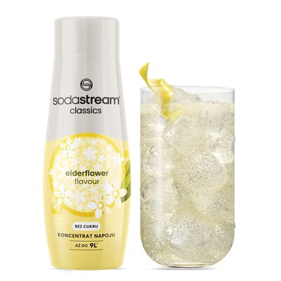 Syrop do saturatorów SODASTREAM Kwiat bzu 440 ml bez cukru