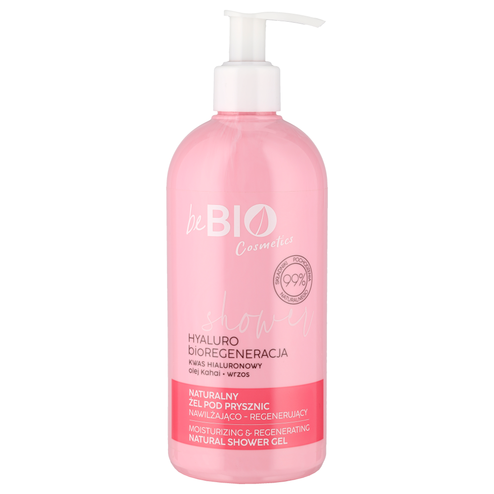 beBIO nawilżająco-kojący żel pod prysznic, 350 ml