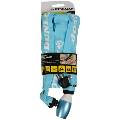 Zapięcie rowerowe DUNLOP 1042848 Łańcuch Niebieski