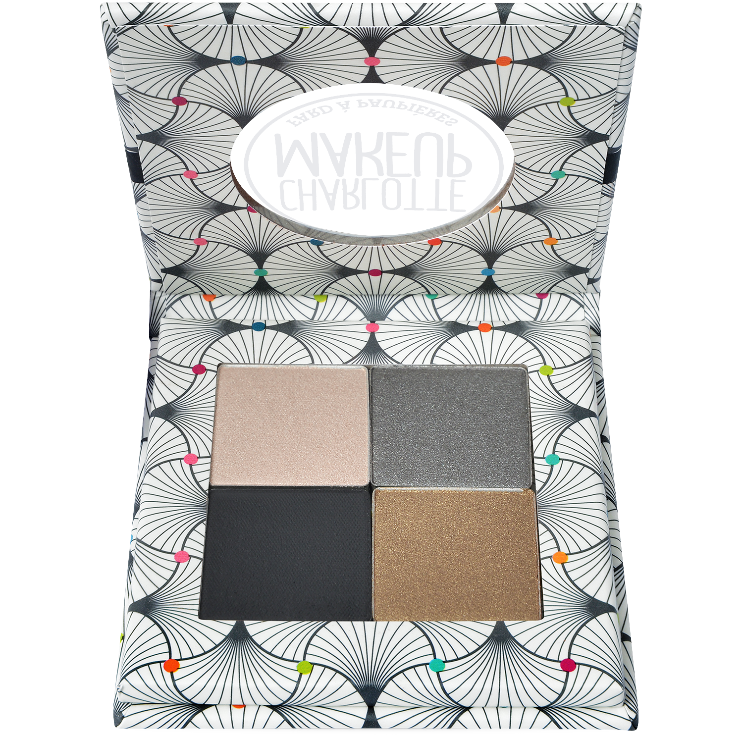 Charlotte Makeup Bio Bio paleta cieni do powiek odcienie roślinne, 5,6 g