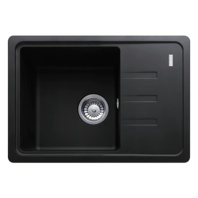 Zlewozmywak jednokomorowy z ociekaczem FRANKE Malta BSG 611-62 114.0676.317 Onyx 43.5x62