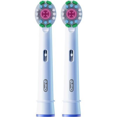 Oryginalna końcówka szczoteczki ORAL-B PRO 3D White (2 szt.) (Unikalna nakładka polerująca)
