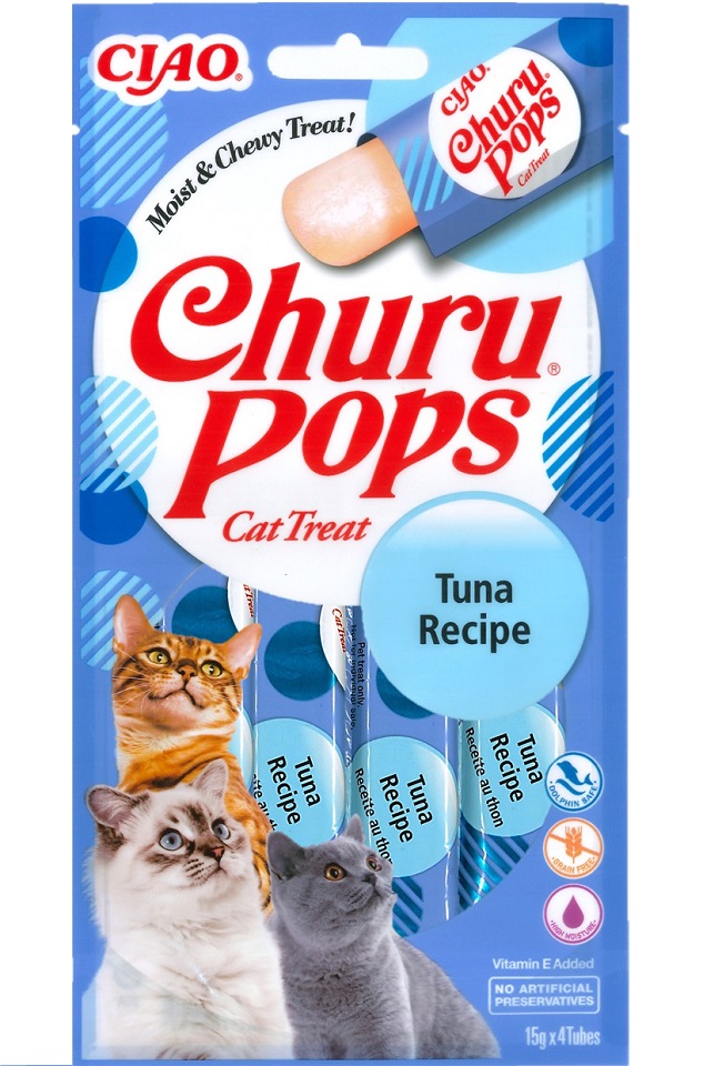 INABA Churu Pops Tuna 4x15g z tuńczykiem dla kota