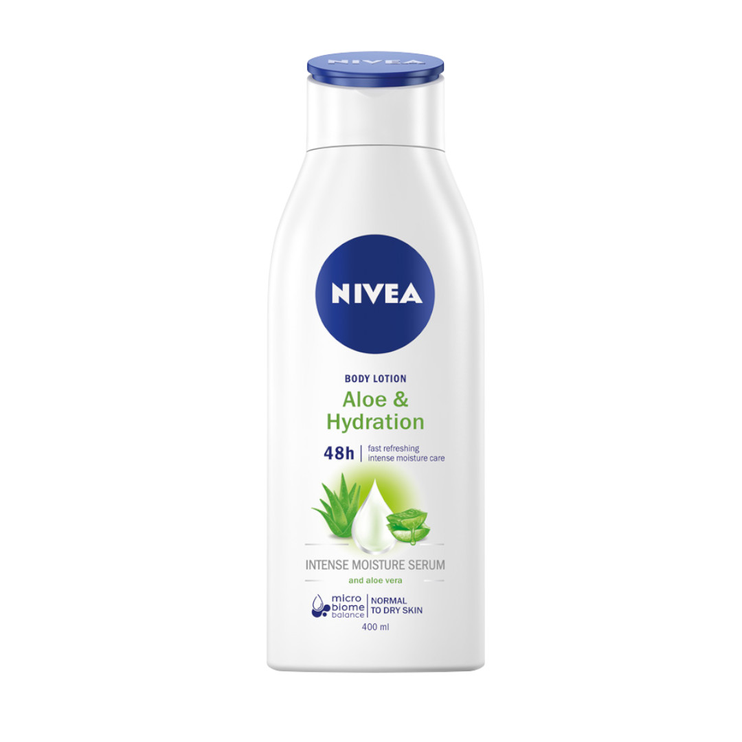 Nivea Body łagodzący balsam do ciała aloes, 400 ml